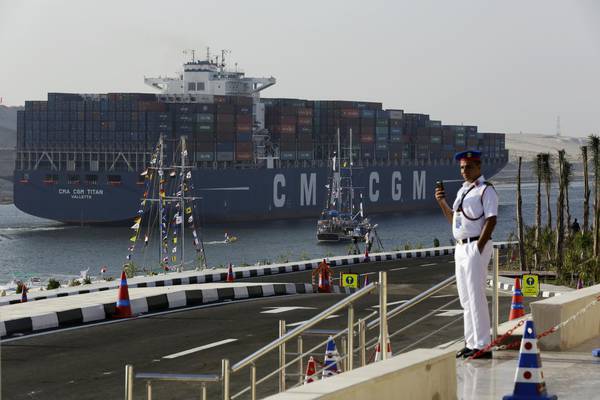 Nuovo Canale Suez,effetti economici su traffici Mediterraneo