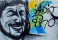 Pino Daniele, l'omaggio in un graffito © ANSA