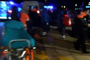 Traghetto in fiamme: a Otranto motovedetta con feriti