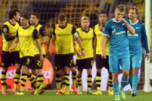 Borussia Dortmund-Zenit San Pietroburgo 1-2 (ANSA)