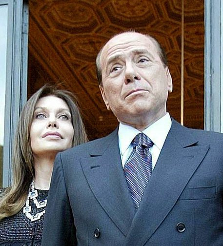 Silvio Berlusconi e Veronica Lario © EPA