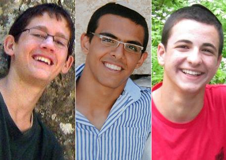 Naftali Frenkel, Eyal Yifrah, Gilad Shaarh, i tre giovani israeliani rapiti  ed uccisi in Cisgiordania © ANSA
