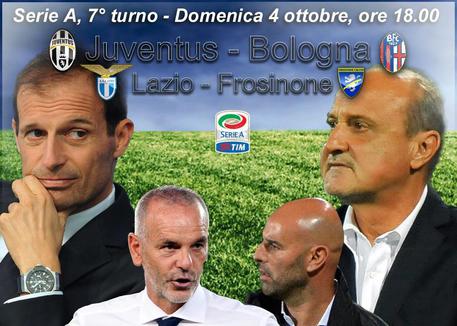 Serie A, Juve-Bologna e Lazio-Frosinone © ANSA