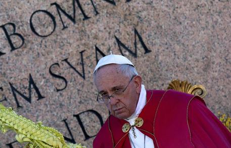 Papa Francesco alla Messa delle Palme © ANSA