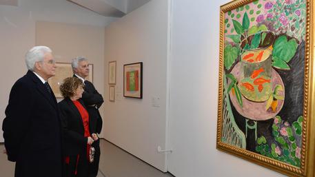 Mattarella visita mostra su Matisse © ANSA