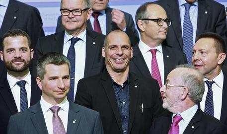 Varoufakis e i  ministri Ue © AP