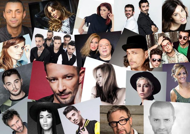 Sanremo 2015, tutti i 'Campioni' © ANSA