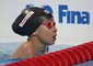 Alzain Tareq, 10 anni, dal Bahrain, la piu' giovane nuotatrice nella storia dei Mondiali © Ansa