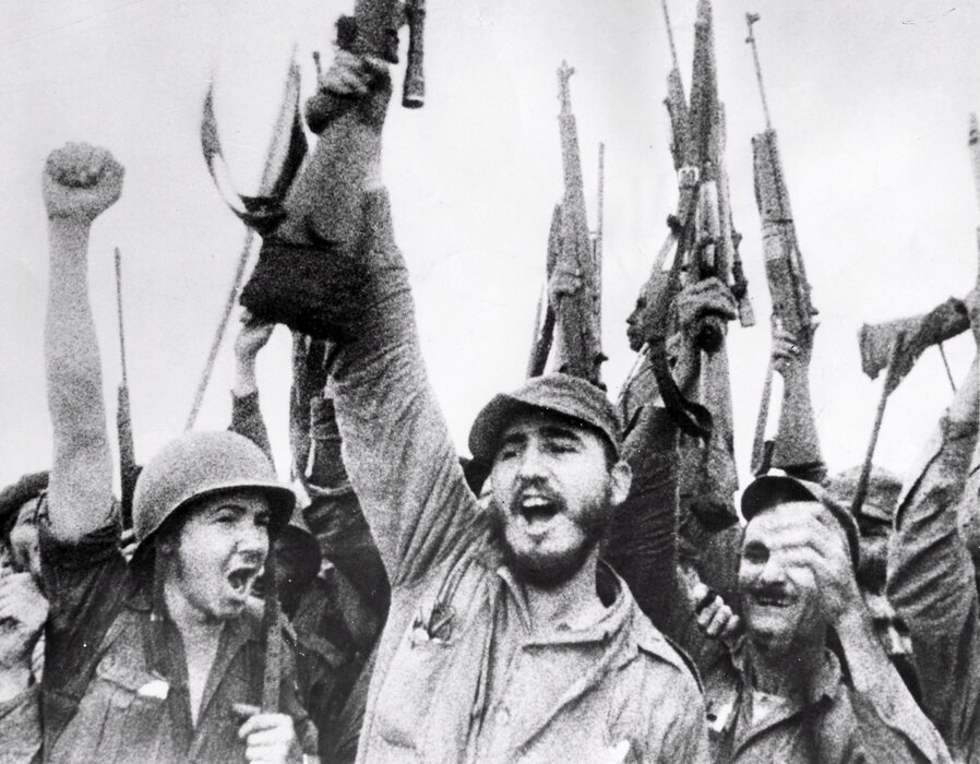 8 gennaio 1959, Fidel Castro celebra all'Avana la vittoria della rivoluzione © Ansa