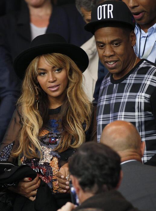 Tra il pubblico anche il rapper Jay-Z  e Beyonce © 
