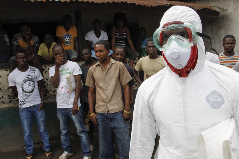 Ebola in Liberia © ANSA/EPA