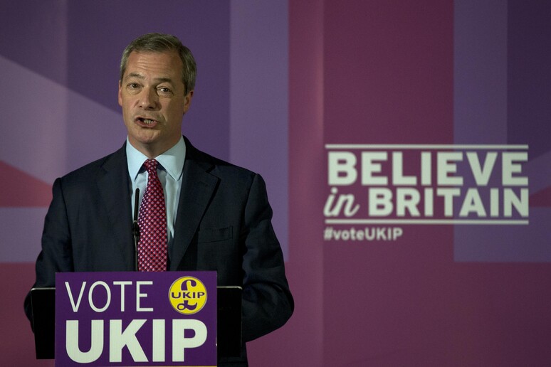 Nigel Farage © ANSA/AP