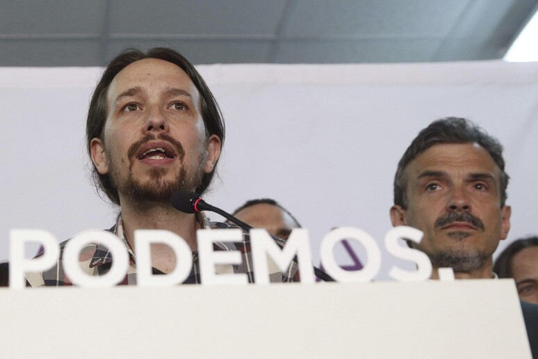 Pablo Iglesias, leader di Podemos -     RIPRODUZIONE RISERVATA