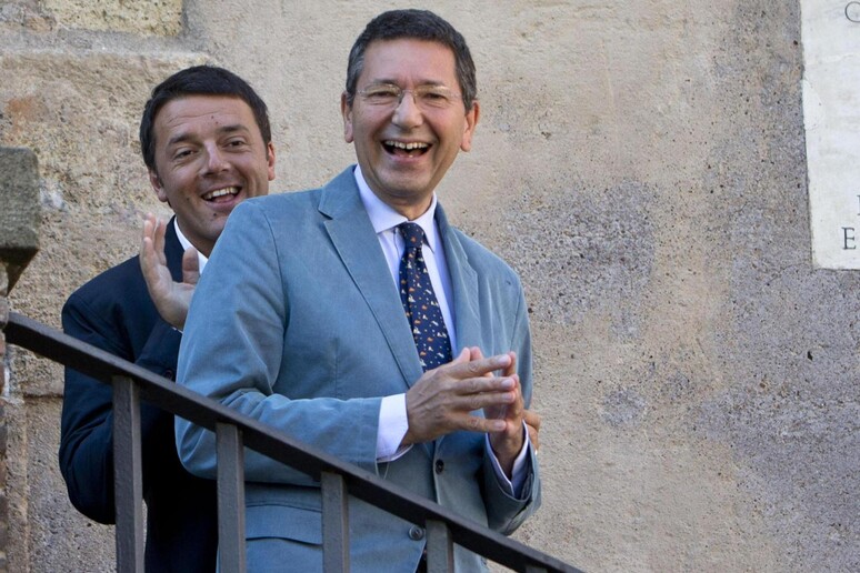 Matteo Renzi e Ignazio Marino - RIPRODUZIONE RISERVATA