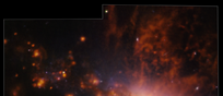 Gas liberati dalla galassia NGC 4383 (fonte: ESO/A. Watts et al)