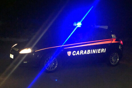 Un'auto dei carabinieri. Immagine d'archivio